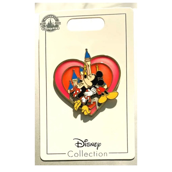 NEW Disney Parks Mickey and Minnie MOTION Kissing Valentines Day Pin - Picture 6 of 6